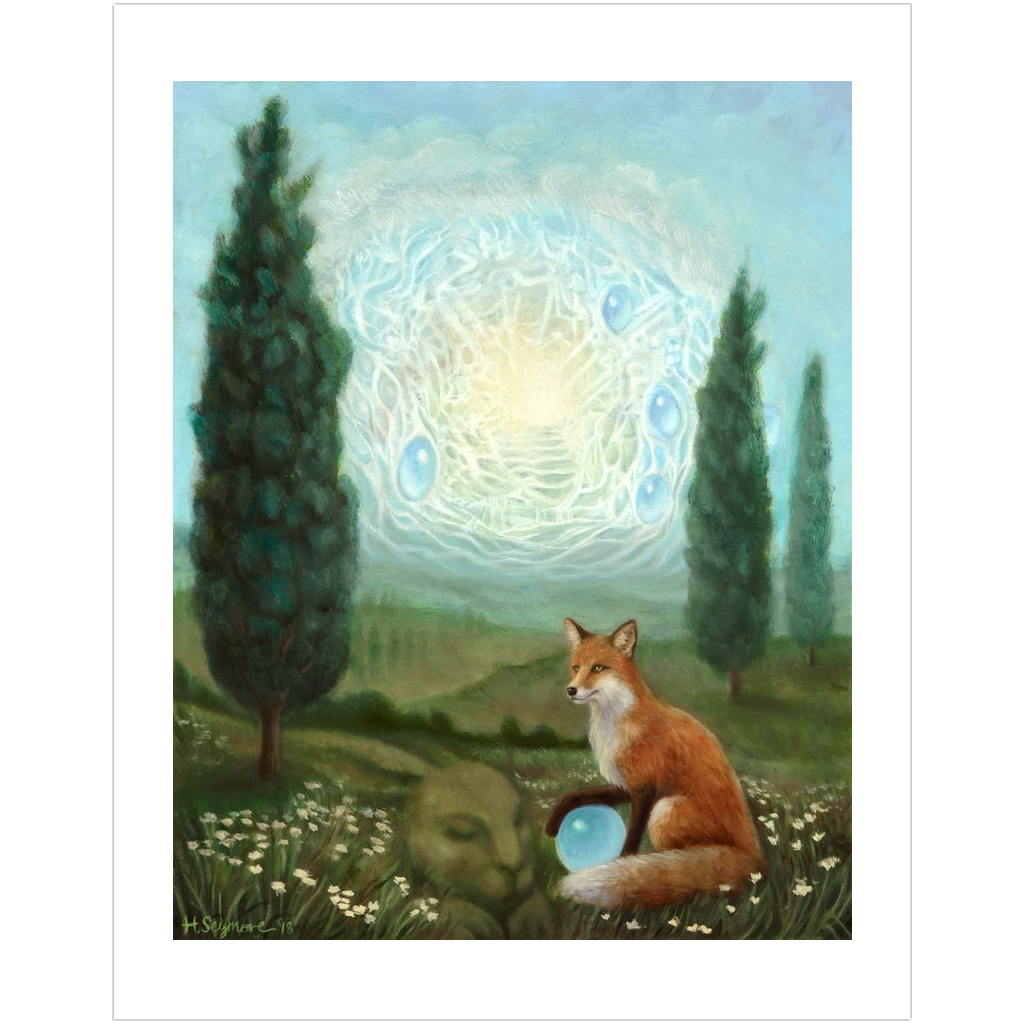 'Fox Steals a Sky Jewel' Prints